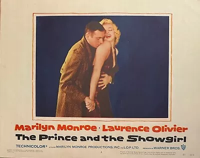 Marilyn Monroe The Prince And The Showgirl Original Lobby Card #4 (1957) 11 X14  • $300