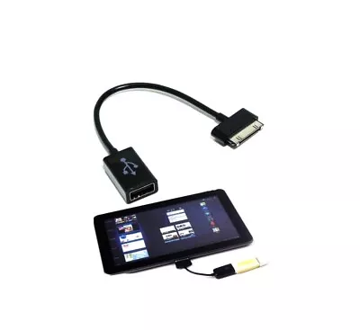 £3.49 • Buy 30 Pin To USB 2.0 OTG Cable Adapter For Samsung Galaxy Tab 2 10.1 P5100 & P5110