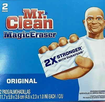 Mr. Clean MAGIC ERASER 2pk Multi Puropse Cleaning Sponges Kitchen Bathroom 43515 • $7.23