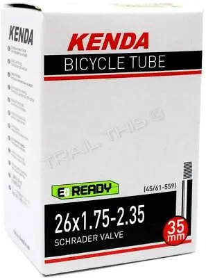 Kenda 26 X 1.75 1.95 2.125 2.35 35mm Schrader Valve MTB Bike Inner Tube Lot • $8.85