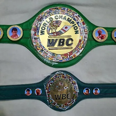 (Set Of 2) WBC Boxing Belt Championship Boxing Belt High Quality Replica Belt • $199