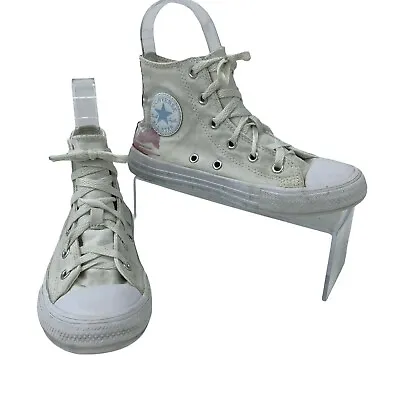 Converse Frozen Movie Sneakers Disney Collaboration Kid Youth Size 1 Shoes *READ • $21.20