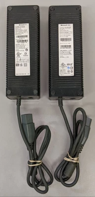 $29.99 • Buy 2 Lot Xbox 360 AC Adapter Cable Power Supply 175W 12V HP-AW175EF3 & DPSN-168CB A