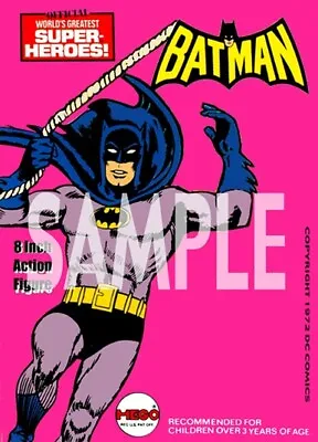 BATMAN! New Custom Mego Card And Clamshell! 1972 Mego Batman! DC Comics! • $35