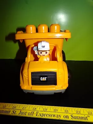 Mega Bloks CAT Lil'  Dump Truck Toddler Toy Ages 1-5 Just Truck • $4.99