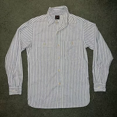 Mister Freedom Long Sleeve Sportsman Stripe Workman Button Up Shirt Small • $125