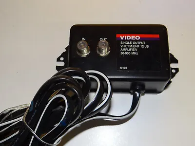 Eagle 12 DB Signal Amplifier VHF Antenna HDTV CATV Video Single Output Amp • $12.99