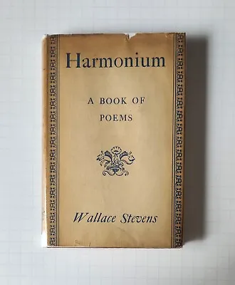 Harmonium A Book Of Poems By Wallace Stevens Hardcover Third Edition 1947 Knopf • $100