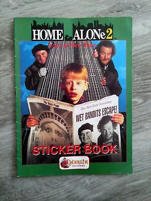 Home Alone 2 Sticker Album Used Merlin 6 Stickers Vintage Movie 1992 • £19.99