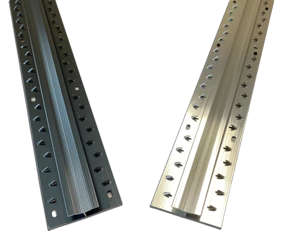 £6.76 • Buy Carpet To Carpet Double / Dual Door Bar Trim - Silver Or Grey - Threshold Metal
