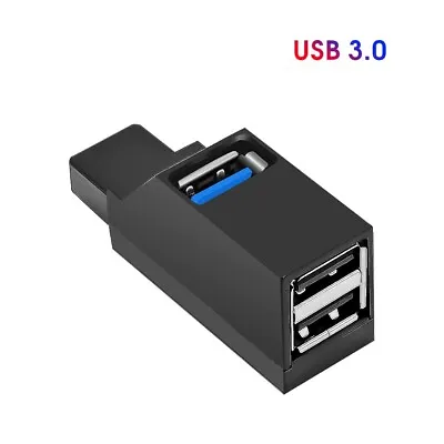 $11.10 • Buy 3-Ports USB 2.0 USB 3.0 Hub Mini High Speed Splitter Box For PC Laptop MacBook 
