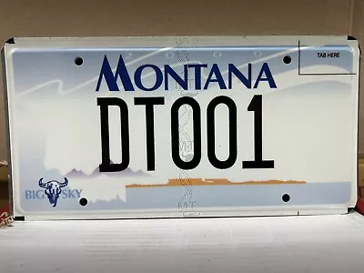 2000 Reissue Montana Vanity License Plate Dt001 • $3