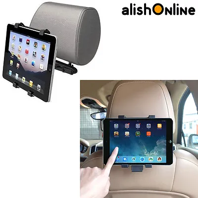 7-10'' Inch Headrest Vehicle In Car Back Rear Seat Suction Tablet Mount Holder • £8.85