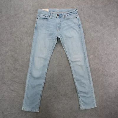 Hollister Jeans Men's 30x32 Blue Light Wash Skinny Jeans *Note • $15.99