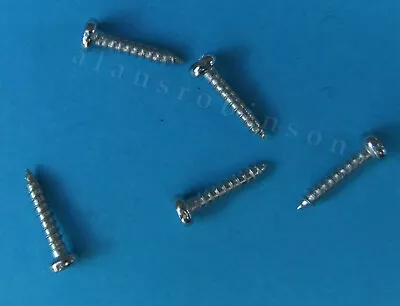 Silver Track Screws 00 / H0 Track Pins Oo / Ho Gauge 6mm Long Self Tappers • £5