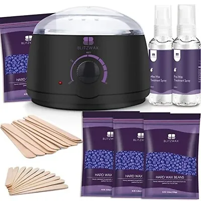 $49.99 • Buy Professional Wax Warmer Heater Hair Removal Depilatory Home Waxing Kit Beans