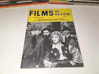 Films In Review Vintage Cinema Movie Magazine February 1985 Marlene Dietrich • $9.99