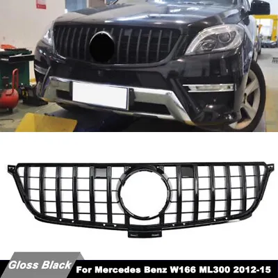 Front Upper Grille For Mercedes Benz W166 ML300 ML350 ML63 AMG GTR 2012- 2015 US • $115.99
