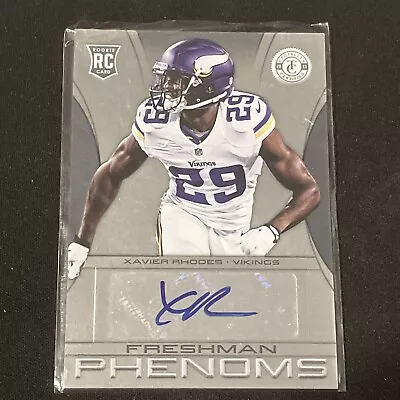 Xavier Rhodes 2013 Totally Certified Freshman Phenoms Signatures Rookie Auto RC • $14