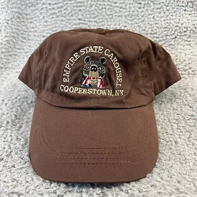 Empire State Carousel Hat Brown Cooperstown New York The Farmers Museum Logo • $24.83