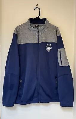 UConn Huskies Colosseum Full-Zip Embroidered Jacket NCAA Size XL • $52.84
