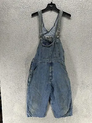 Vintage Levis Silvertab Jeans Denim Overalls USA 1990s Rare Baggy Fit READ DESC • $35