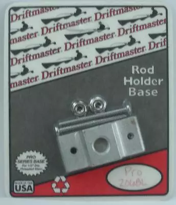 Driftmaster 206BL Left Threaded Square Rail Base Fits 1/2  Dia. Stem • $54.23