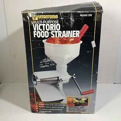 Vitantonio Victorio 200 Food Strainer Mill Tomato Fruit Juicer Sauce Maker IOB • $50