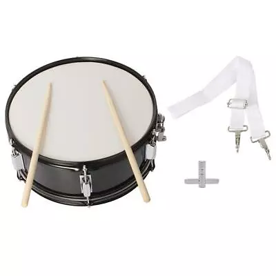  14x5.5 Inch Professional Small Military Drum Black+drum Stick+strap+wrench  • $37.05