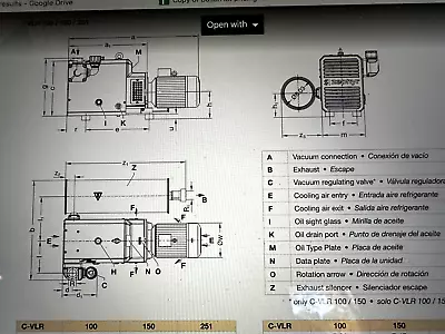 NEW Rietschle Thomas VLR150 Vacuum Pump With Motor  Immediate Shipment • $9700