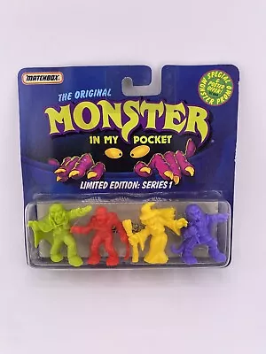 Vintage 1990 Monster In My Pocket Series 1 Figures RARE New SEALED Matchbox Bx • $89.88