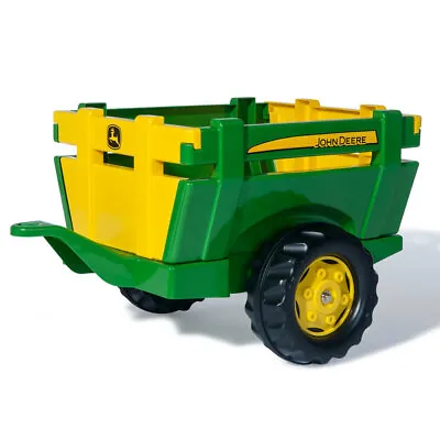 $149 • Buy John Deere Rolly Farm Vehicle 62cm Trailer Truck Kids Loader For Tractors Green