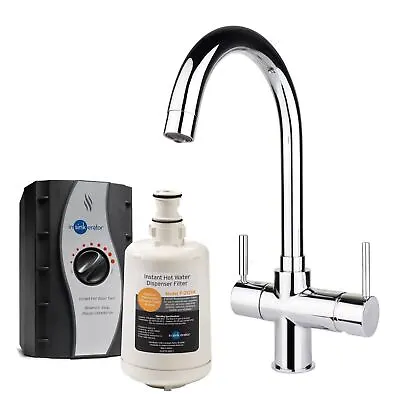 InSinkErator 3 In 1 Kitchen Tap 45153 + Tank Boiling Standard Hot & Cold Chrome • £445.12