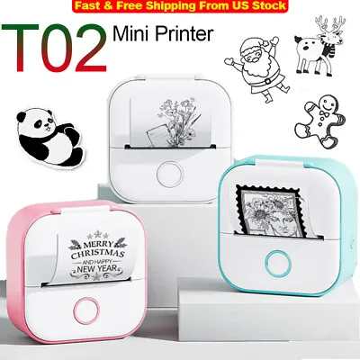 Phomemo Mini Printer - T02 Sticker Portable Small Printer Machine With Paper US • $8.59