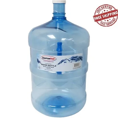 Large Reusable 5 Gallon Water Bottle Jug Container BPA Free Home Office Storage • $17.13