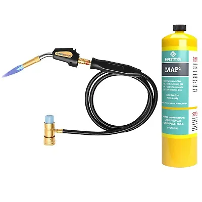 Blow Torch And Mapp Gas | Hose Gas Blowtorch Map Gas Torch Propane Torch Burner • £59.99