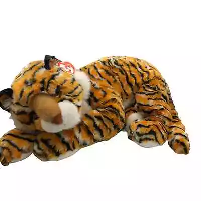 PINSTRIPES Bengal Tiger Jumbo XL Giant 36  Plush Stuffed Animal Ty Classic 2005 • $36