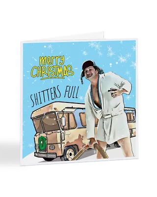 Merry Christmas Cousin Eddie National Lampoon's Funny Christmas Card - A7324 • £3.25