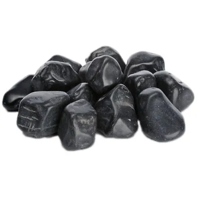 £9.70 • Buy Oase Biorb Feng Shui Black Pebbles Gloss Decorative Stone For Fish Tank Aquarium
