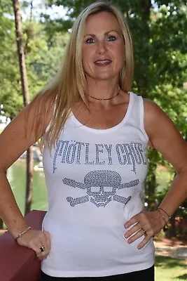 Motley Crue  Rhinestone Bling  Shirt Or Tank XS S M L XL XXL 1X 2X 3X 4X 5X Blue • $32.99