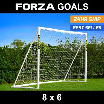 FORZA Football Goal | 8ft X 6ft | PVC Goal For Juniors | Locking Goal | Goal Net • £119.99