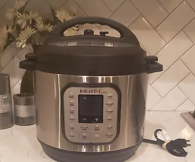 Instant Pot Model Duo Nova 80 Silver Multi Use Electric Pressure Cooker 8 Quart • $80.99