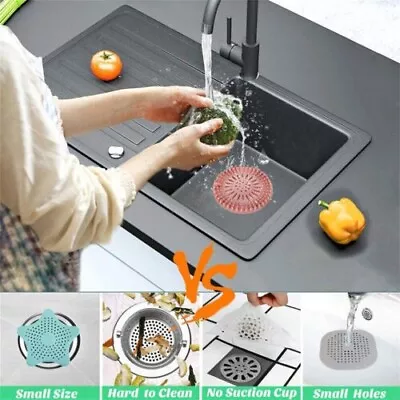 £2.78 • Buy 2x Hair Trap Shower Bath Plug Hole Waste Catcher Drain Sink Strainer