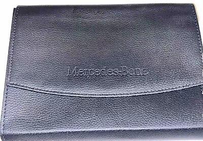 Genuine Mercedes-Benz Owner's Manual Book Cover Leather Carrying Case OEM Black • $10