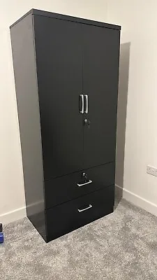 2 Door Wardrobe With 2 Drawers And Locks  • £99
