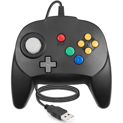 Classic Retro 64 N64 Classic Wired USB Controller Gamepads For PC Mac Raspberry • $8.99