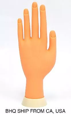 Practice Flexible Mannequin Hand Nail Display Soft Fingers Stand Model • $9.99