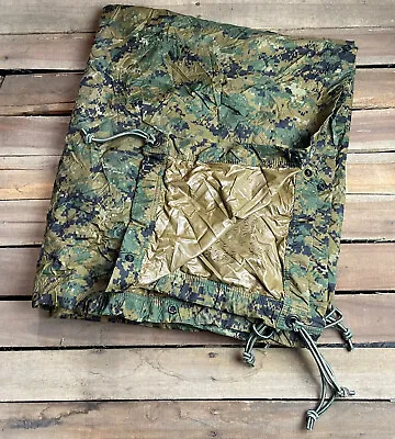 USMC Military MARPAT Woodland Digital REVERSIBLE FIELD TARP Tarpaulin 90x80 VGC • $24.90