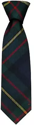 Clan Tie MacLaren Modern Tartan Pure Wool Scottish Handmade Necktie • £29.99