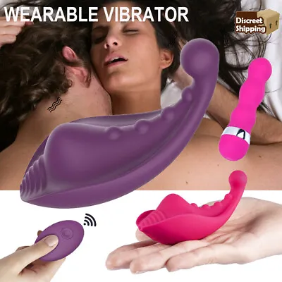 Wearable Dildo Vibrator Panties G-Spot Clit Massager Remote Sex Toys For Women • $20.95